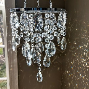 Icy Elegance Crystal Sun Chandelier Unique Prism Rainbow Maker (Rainbows and Whimsy)