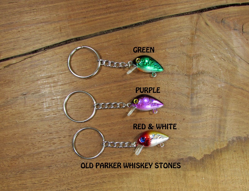Fishing Lures Made Into Keychains. Crank Bate Keychains. Etsy