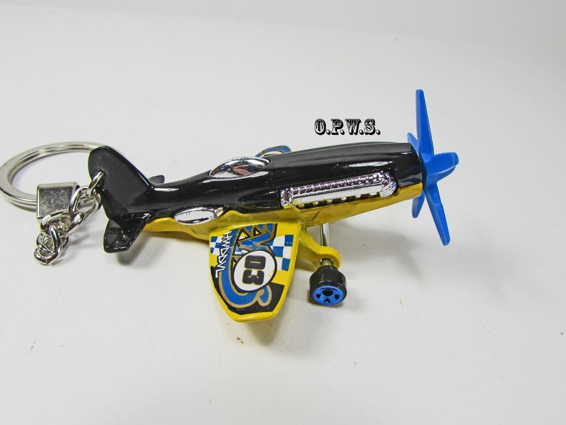 Airplane Keychain Toy Airplane Hot Wheels Airplane Keychain Etsy