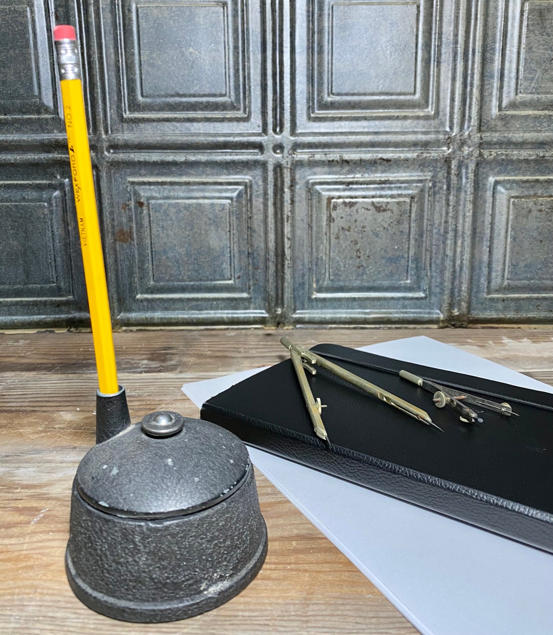 Weighted Drafting Mechanical Pencil Lead Sharpener Vintage Etsy