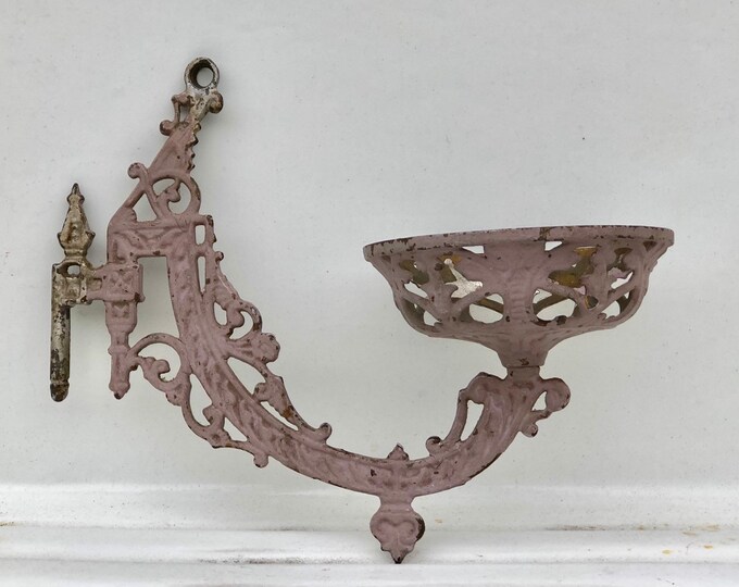 Swing Arm Wall Mount Oil Lamp Holder Ornate Architectural Etsy