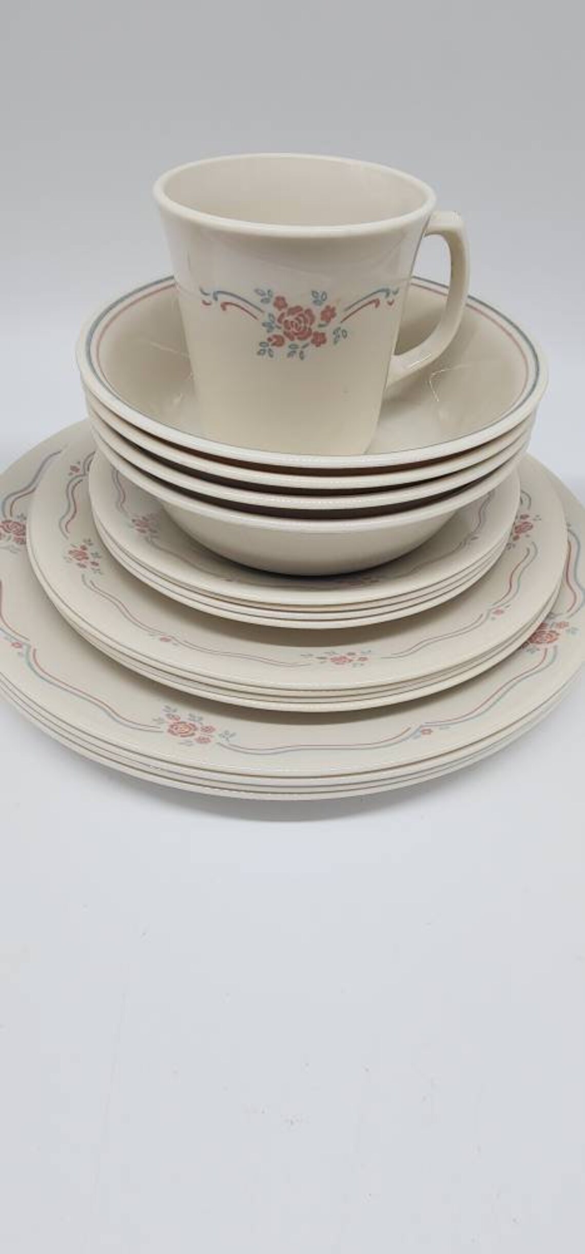 Corelle 20pc English Breakfast Dinnerware Set Etsy