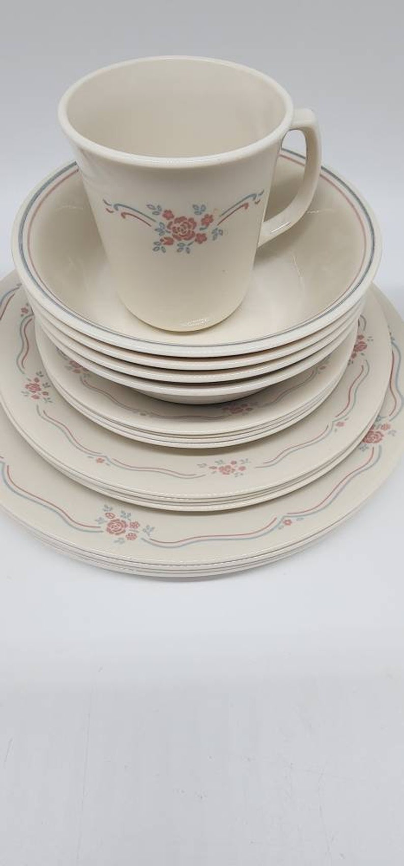 Corelle 20pc English Breakfast Dinnerware Set Etsy