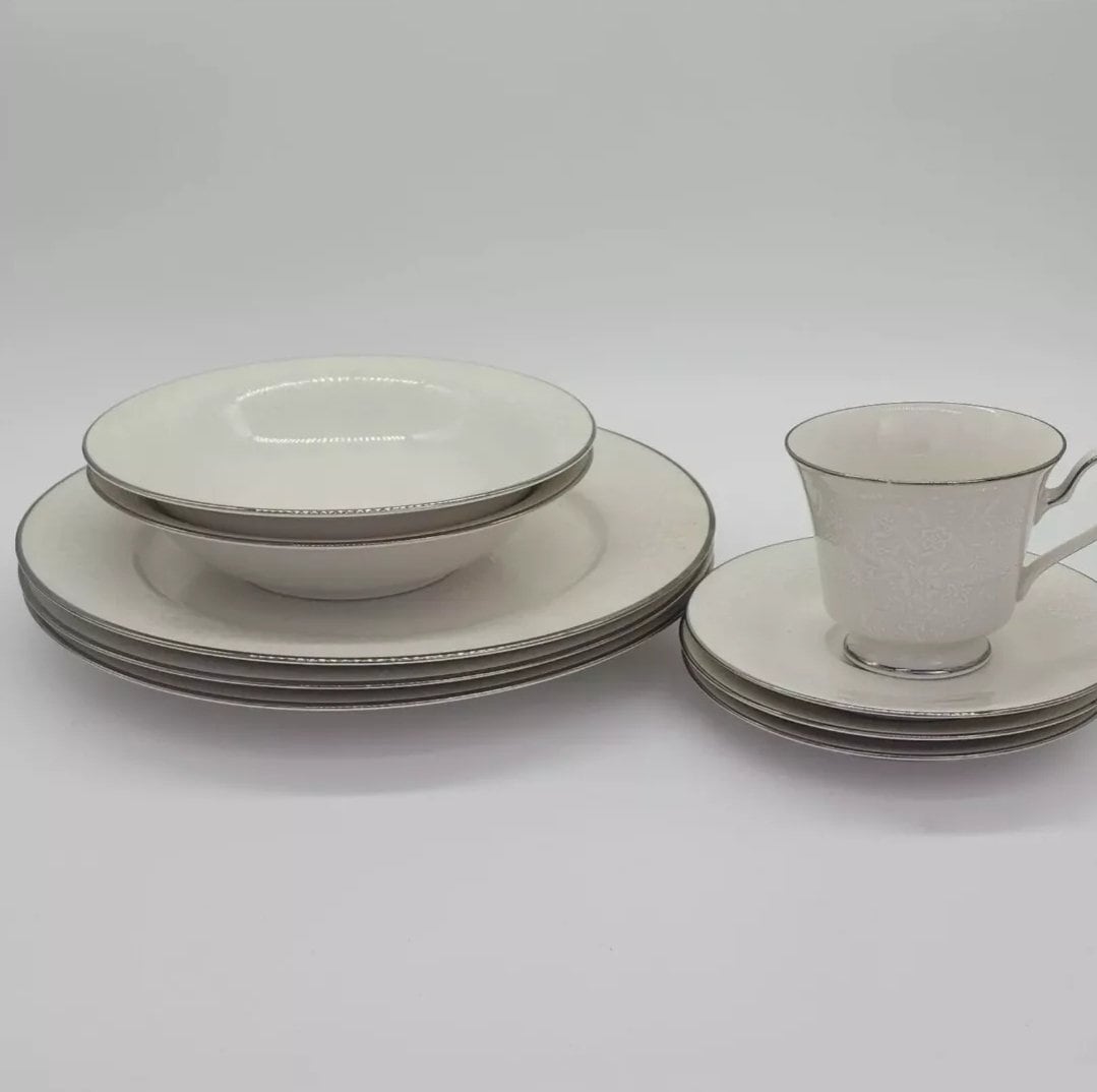 希少❗️ノリタケ　アイボリーチャイナ　AFFECTION 7192 プレート4枚 Noritake Affection for sale | eBay