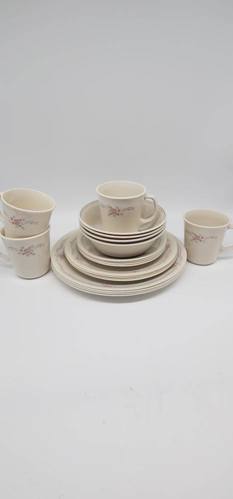 Corelle 20pc English Breakfast Dinnerware Set Etsy