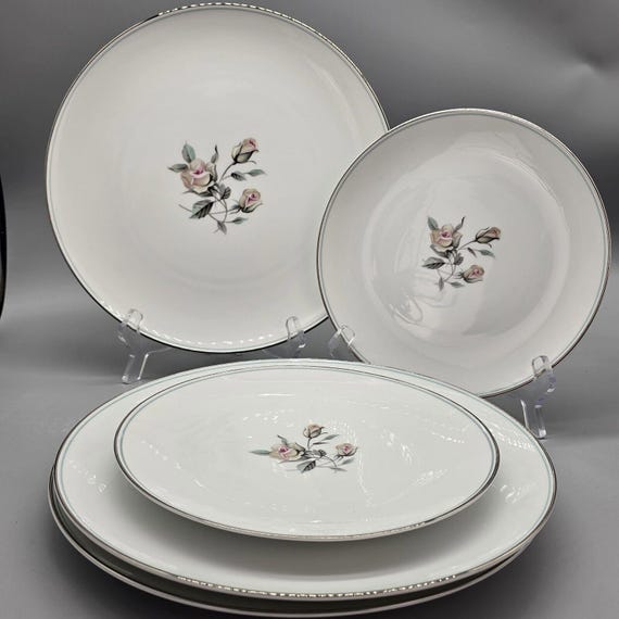 Noritake Margot 5605 Dinner Plates-3 Salad Plates-2 1960's - Etsy