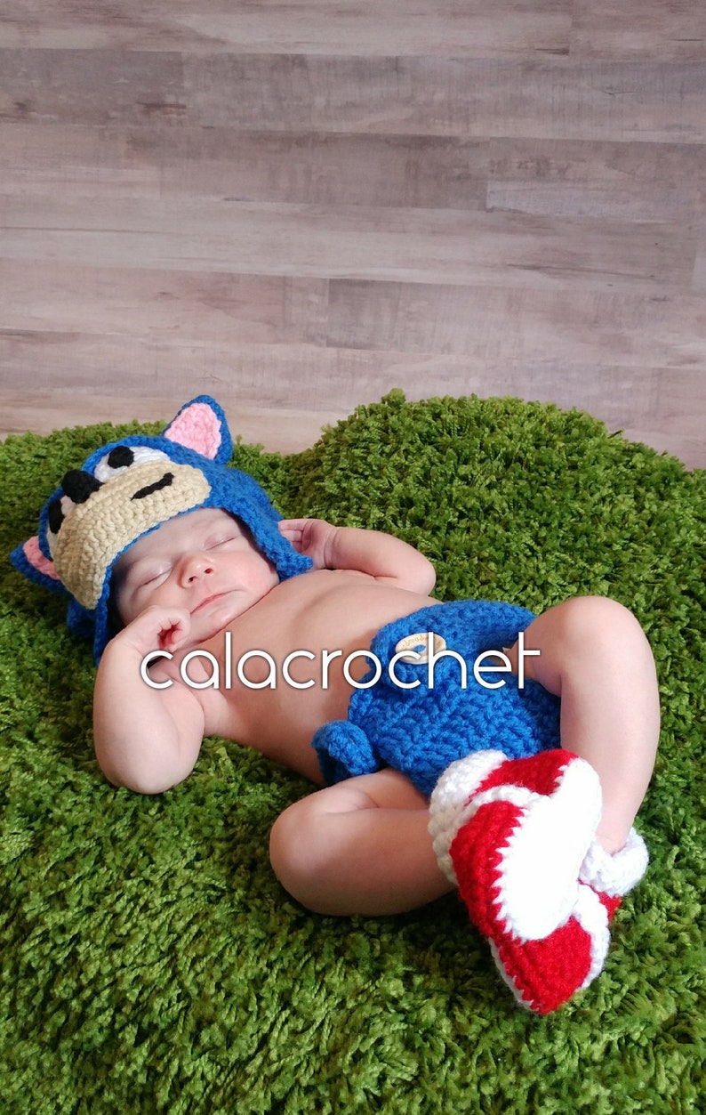 Sonic the hedgehog baby outfit
