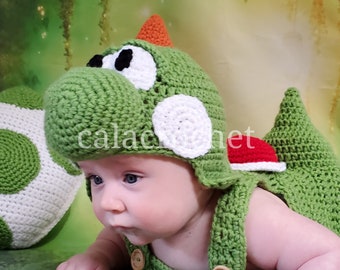 Green Dinosaur hat beanie, Baby Dinosaur, T-rex Hat, Dinosaur, Crochet Dinosaur Hat, Baby Dino