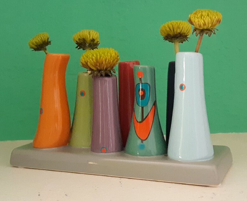 Mid Century MidCentury modern flower vase ceramic pots Etsy