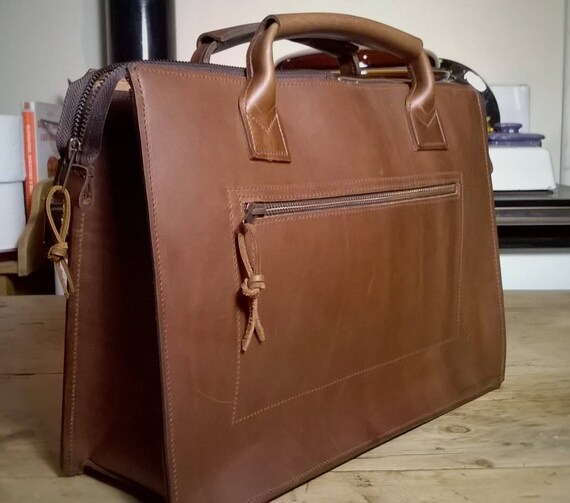 mens leather work bag