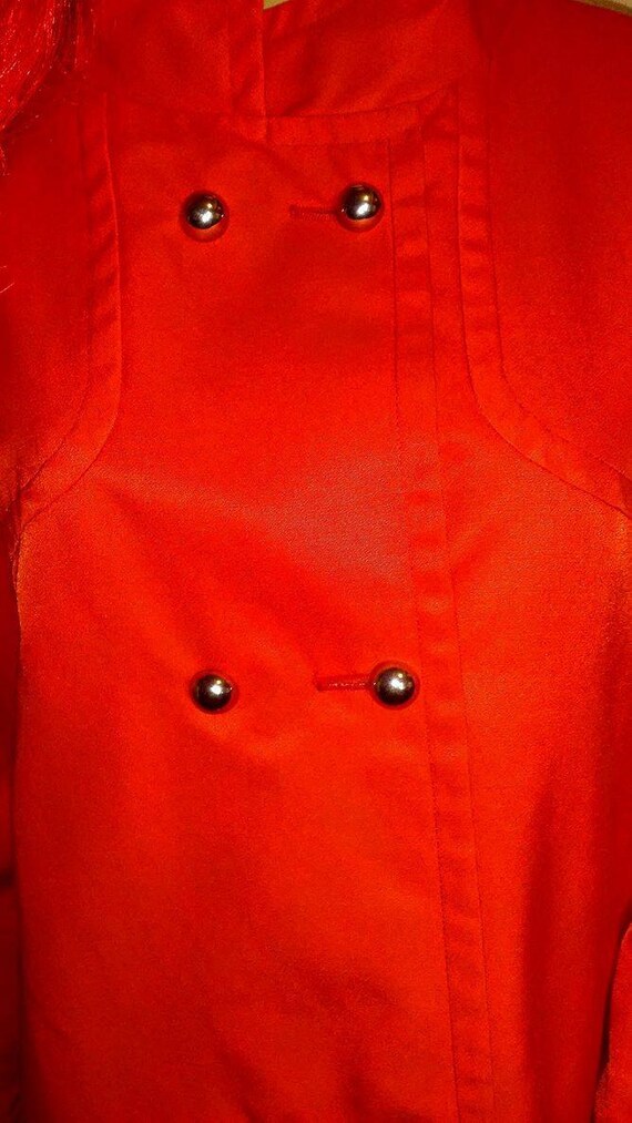 60s/70s Mod Twiggy Swing Coat Flared Tent A Line … - image 4