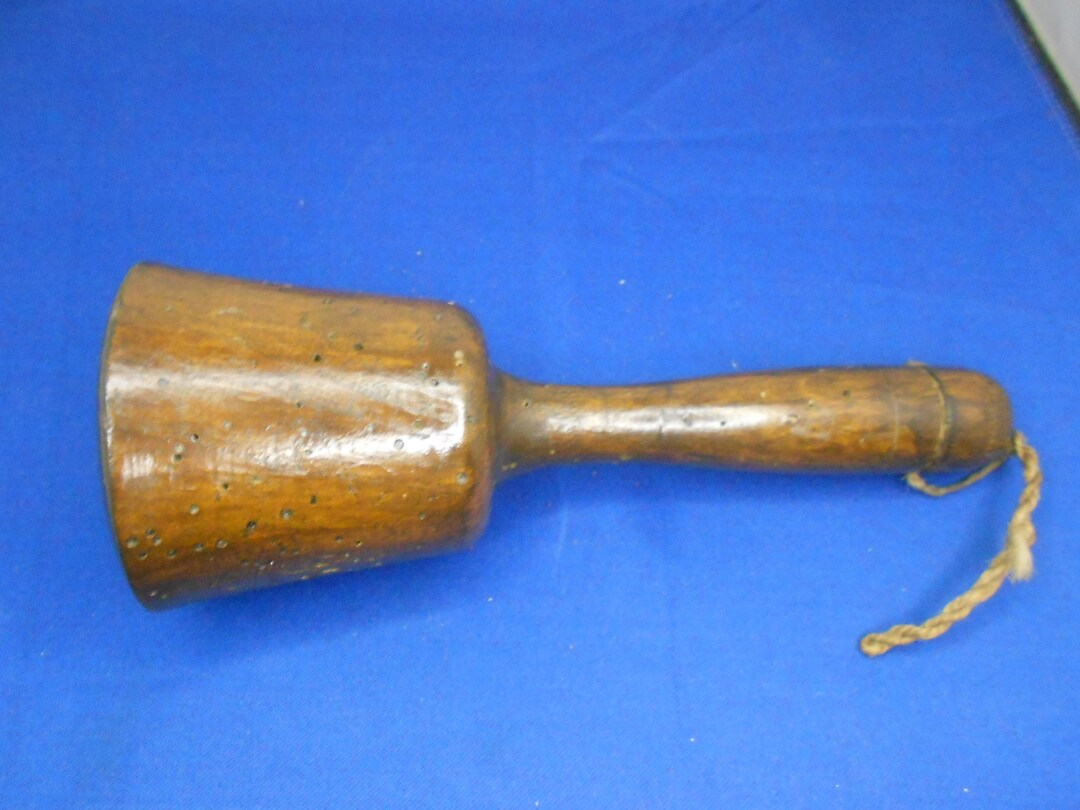 Wooden Potato Masher French Vintage Meat Mallet Kitchen Utensil