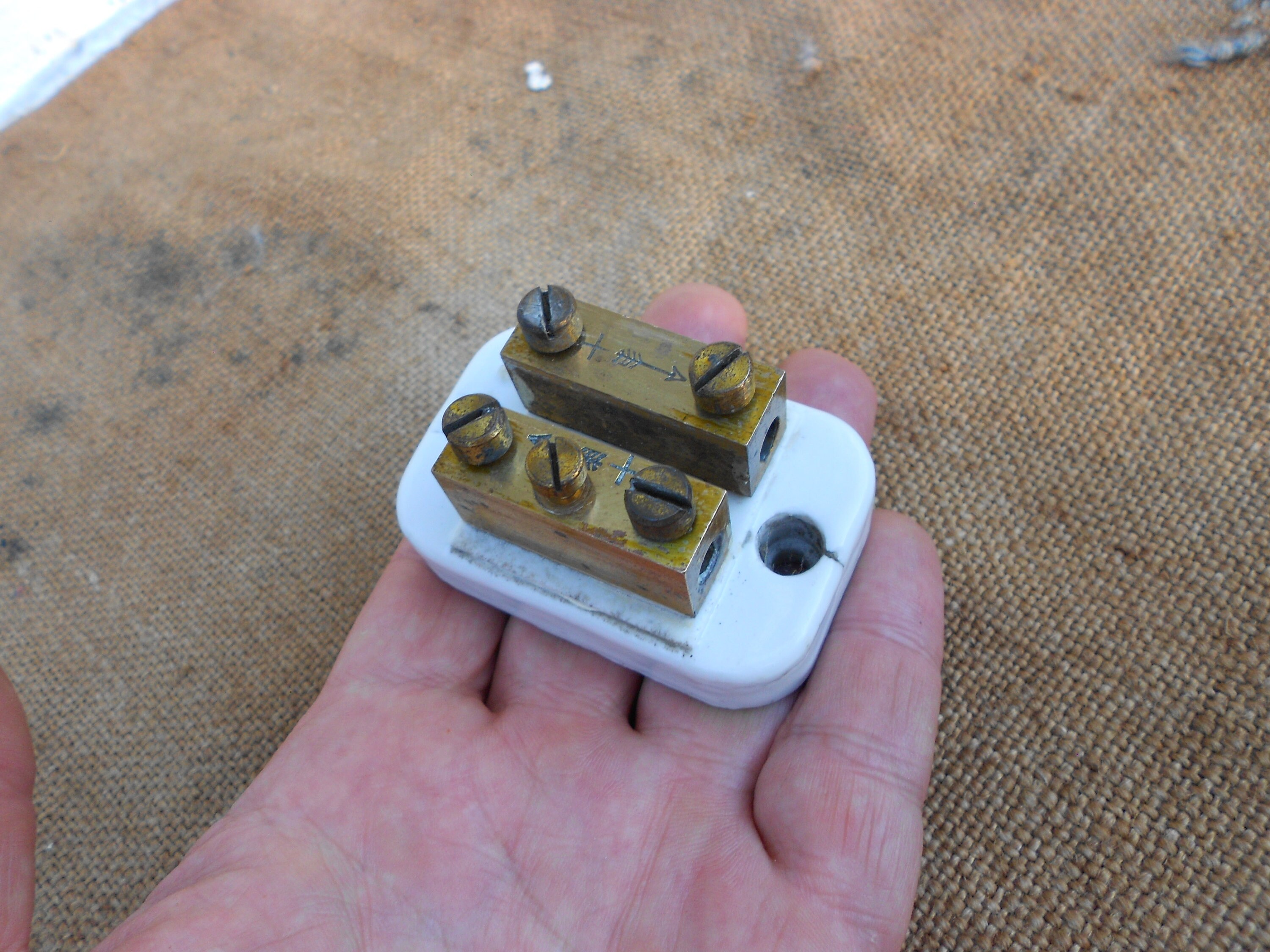 Antique Electrical Box Connector Vintage French Architectural Etsy