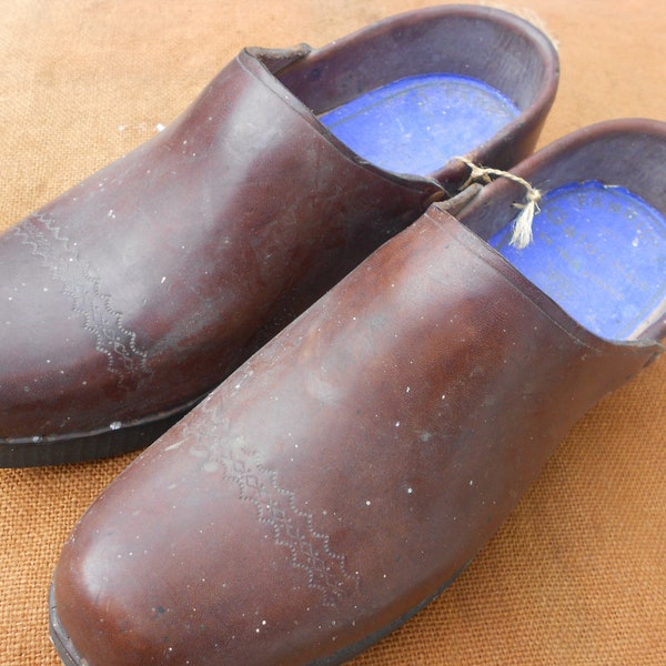 Mens Wooden Clogs Etsy UK
