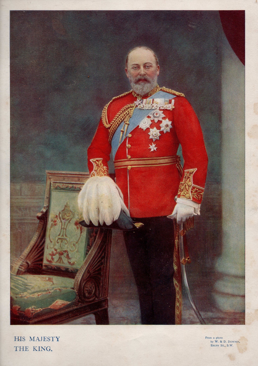 HRH King Edward the Seventh of Great Britain 1887 Photo for Etsy