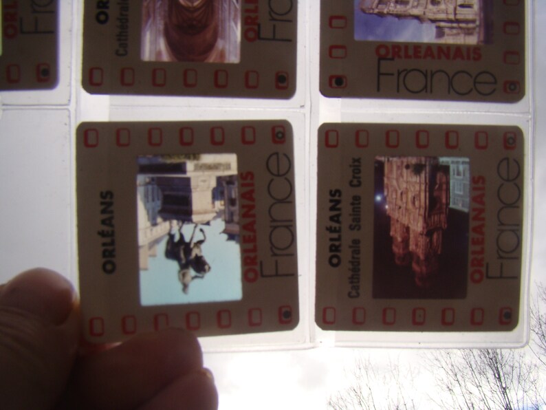 ORLEANS France 35 mm Diapositives Lot de 5 photos Kodak des années 1970 de la cathédrale Sainte-Croix, statues, etc. photos de qualité professionnelle très bonne couleur image 7