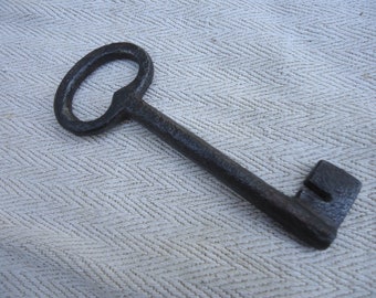 Door Lock Chest Theatre Film Prop 2 Heavy Large Iron Key Vintage Style Metal 