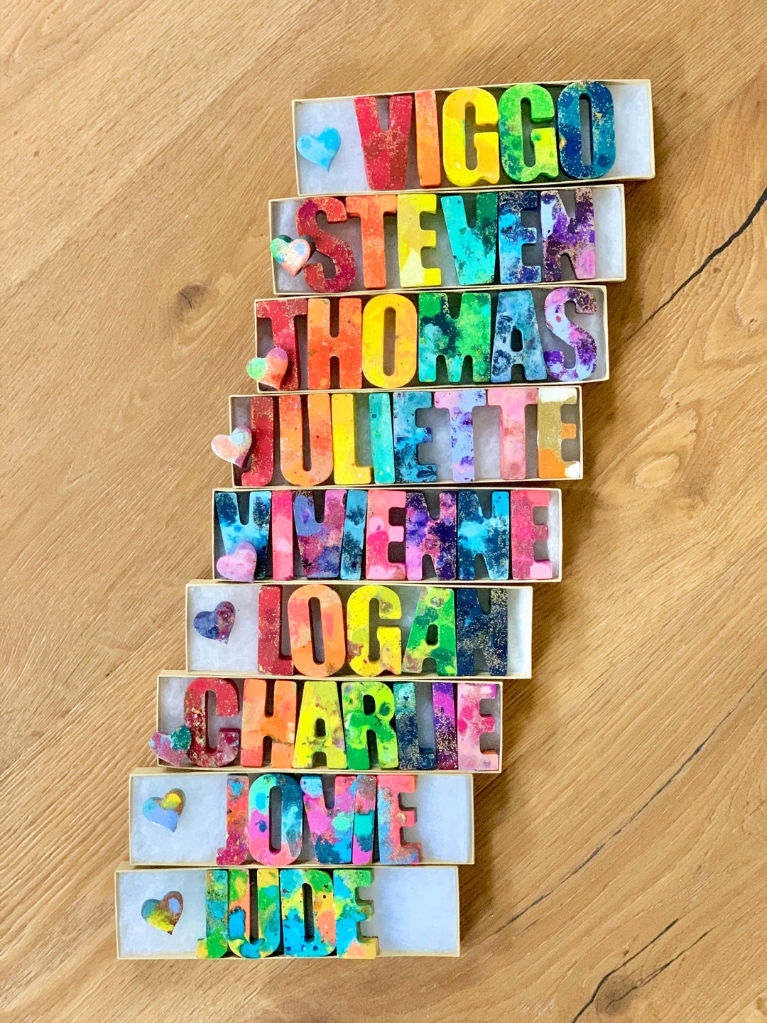 Name Crayons Personalized for Christmas Gift for Kids Stocking Stuffer