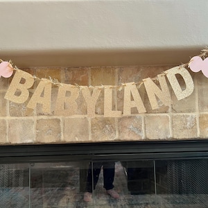 Pastel Disneyland Babyland Baby Shower Banner Vintage Mouse Decor baby shower happiest birthday on earth mickey balloons