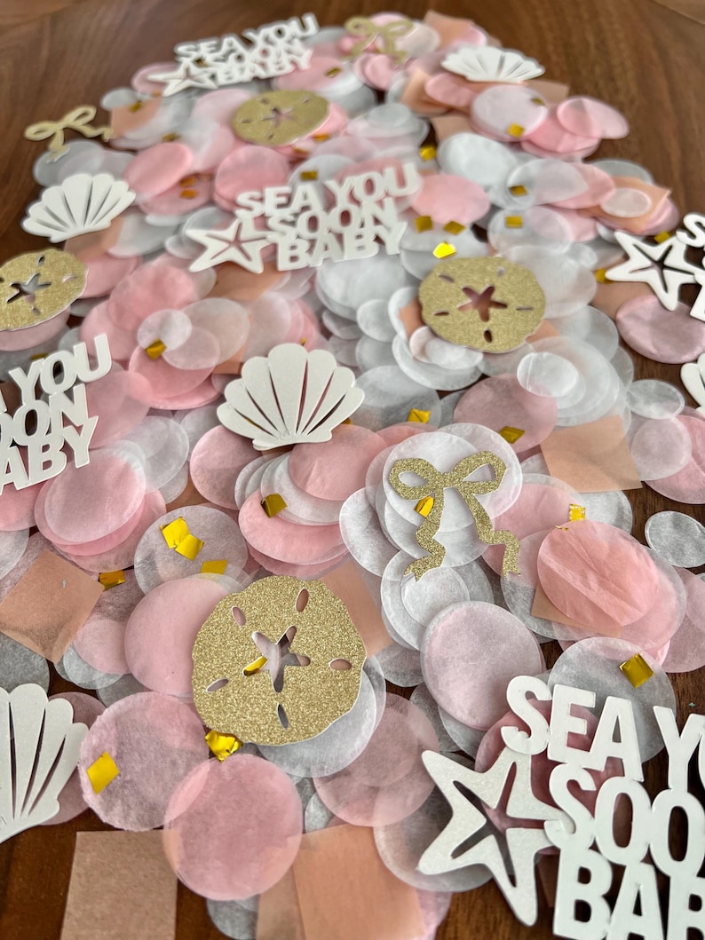 Coastal Confetti: Sea You Soon baby baby shower image 10