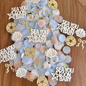 Coastal Confetti: Sea You Soon baby baby shower