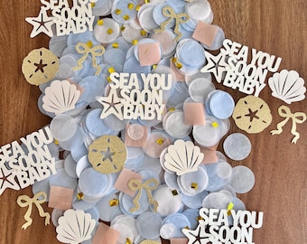 Coastal Confetti: Sea You Soon baby baby shower