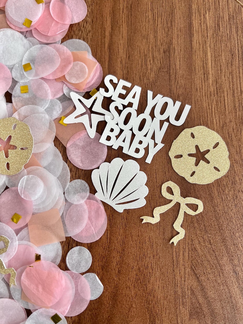 Coastal Confetti: Sea You Soon baby baby shower image 4