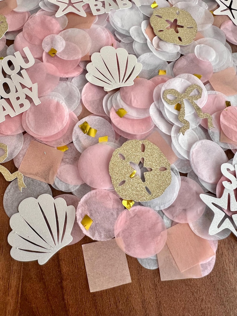 Coastal Confetti: Sea You Soon baby baby shower image 6