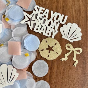 Coastal Confetti: Sea You Soon baby baby shower image 3