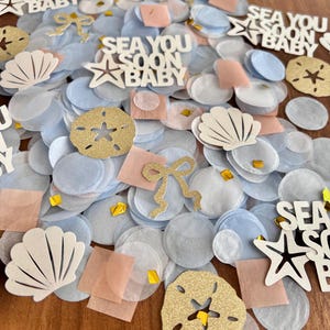 Coastal Confetti: Sea You Soon baby baby shower image 8