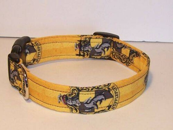 hufflepuff dog collar