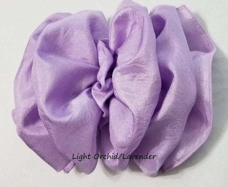Women's/Ladies' Large Silkessence Fabric Hair Bow Made To Order in Fashion Colors image 2