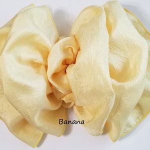 Women's/Ladies' Large Silkessence Fabric Hair Bow Made To Order in Fashion Colors image 3