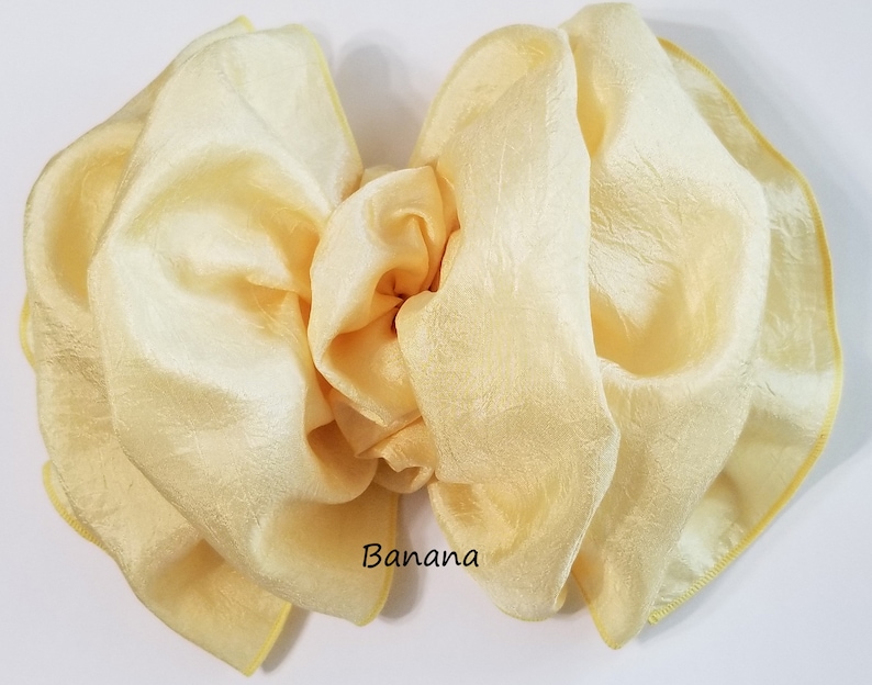 Women's/Ladies' Large Silkessence Fabric Hair Bow Made To Order in Fashion Colors image 3