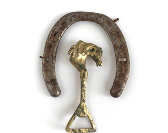 Vintage Brass Horse Bottle Opener, Vintage Solid Brass Horse Head Bottle Opener