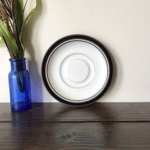 Vintage Hornsea Contrast Saucer, Discontinued Hornsea Lancaster Vitramic Contrast Replacement Saucer