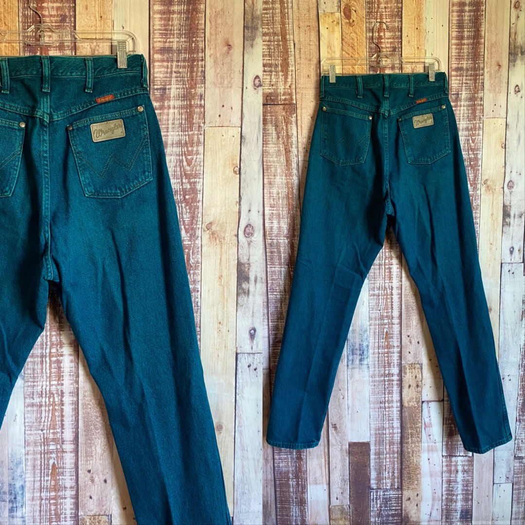 80's Vintage High Waist Wrangler Jeans Vintage Retro - Etsy