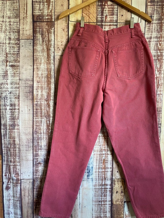 90's Paris Sport Club Dusty Rose Jeans, Vintage P… - image 6