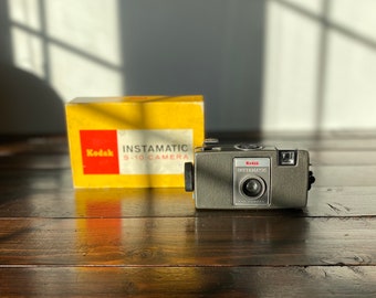 Vintage Kodak Instamatic S-10 Camera in Original Box