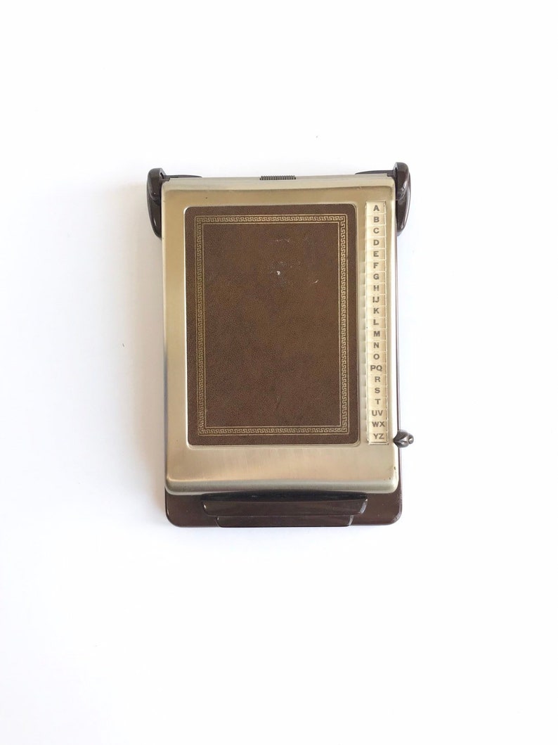 Vintage Address Book Vintage Bates Listfinder Cavalier Desk Address Book - 
