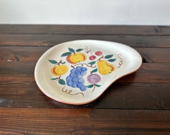 Vintage Stangl Pottery Serving Platter, Mid Century Stangl Pottery Fruit Serving Plate