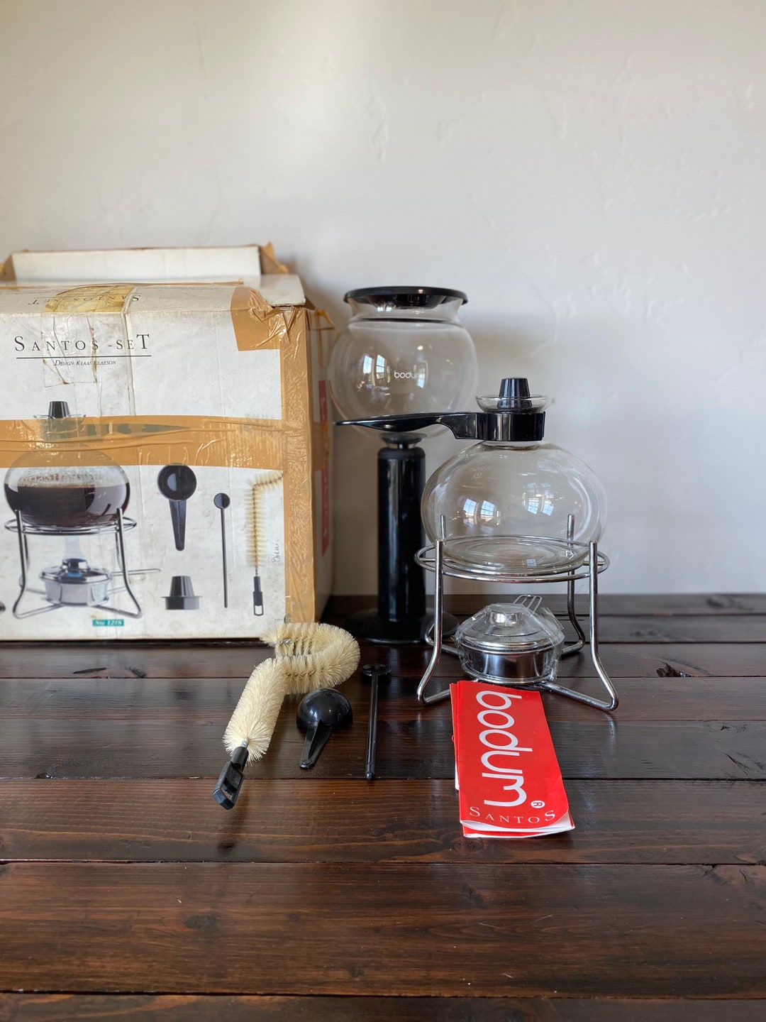 Vintage Bodum Santos Drip Coffee Set, Vintage Bodum 6 Cup Vacuum Drip