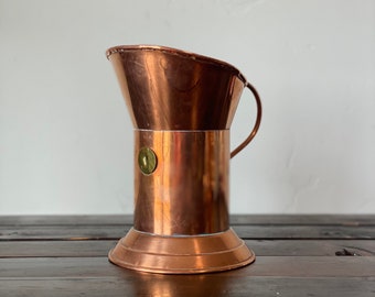 Vintage Copper Pitcher, Modern Vintage Copper Watering Can Pitcher Made in The Republic of Ireland