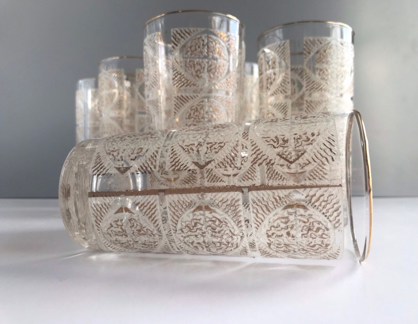 Vintage Libbey Highball Glasses Mid Century Libbey Cocktail Etsy