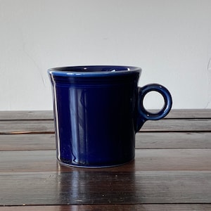 Vintage Fiestaware Blue Coffee Cup