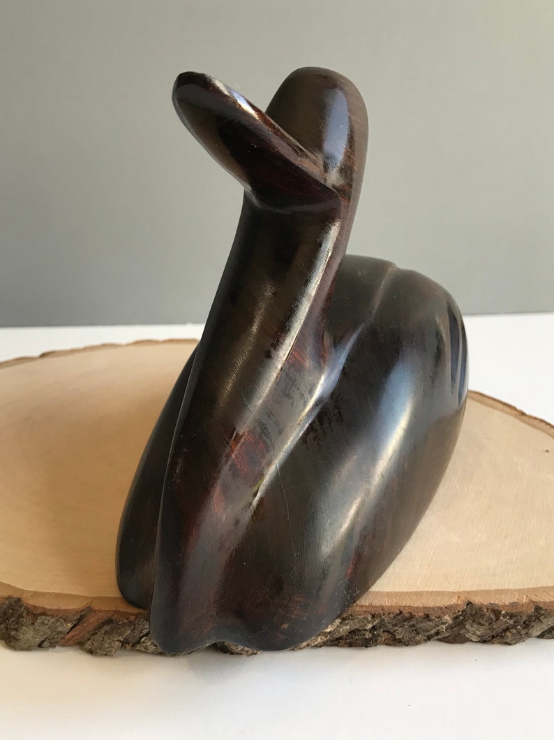 Vintage Ironwood Duck Figurine Vintage Modern Carved Wooden | Etsy