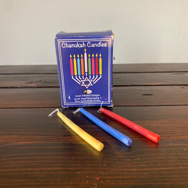 Hanukkah Candles Etsy