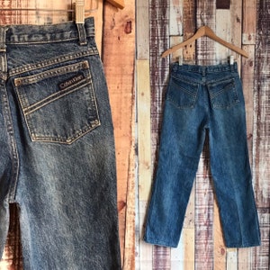 Vintage Calvin Klein Denim Jeans, 80&#39;s Calvin Klein Distressed Denim Jeans Size 29 x 29