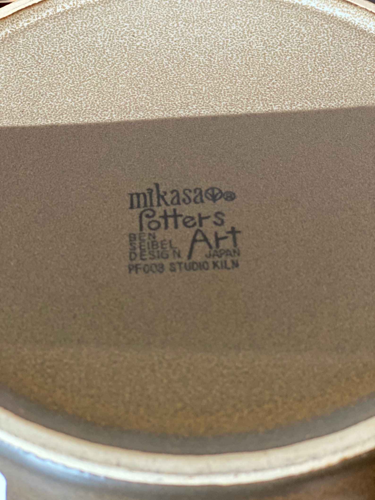 Vintage Mikasa Potters Art Ben Seibel Studio Kiln Serving Etsy