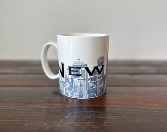 Vintage Starbucks Skyline Series New York Mug c2002